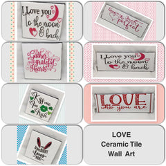 Positive Saying - Ceramic Tile Collection