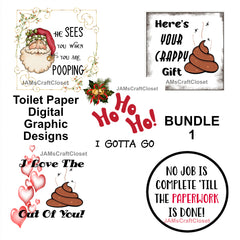 Toilet Paper Digital Designs