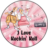 ROUND Digital Graphic Design I LOVE ROCKIN' ROLL Wedding Gift First Home Sublimation PNG SVG Country Farmhouse Home Decor Sign Wall Art Decor Wreath Design Gift Crafters Delight - JAMsCraftCloset