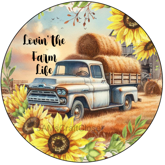 ROUND Digital Graphic Design YOU ARE MY SUNSHINE Wedding Gift First Home Sublimation PNG SVG Country Farmhouse Home Decor Sign Wall Art Decor Wreath Design Gift Crafters Delight - JAMsCraftCloset