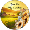 ROUND Digital Graphic Design YOU ARE MY SUNSHINE Wedding Gift First Home Sublimation PNG SVG Country Farmhouse Home Decor Sign Wall Art Decor Wreath Design Gift Crafters Delight - JAMsCraftCloset