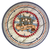 Hard Plastic PLATE Round SAIL AWAY Nautical Decor Boat Decor Cabin Cruiser Decor Lake House Beach House Handmade Decoupaged Repurposed Upcycled Gift Idea - JAMsCraftCloset