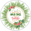 ROUND DIGITAL Graphic Design TINSEL IN A TANGLE Christmas Sublimation PNG SVG Country Farmhouse Home Decor Sign Shelf Sitter Wall Art Decor Wreath Design Gift Crafters Delight - JAMsCraftCloset