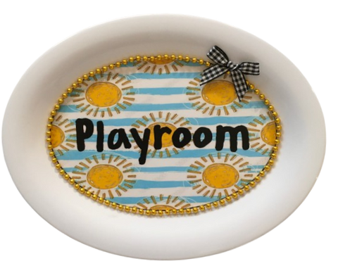 Hard Plastic WHITE PLASTIC OVAL SALAD PLATE Farmhouse Country Home Decor PLAYROOM Wall Art Cottage Chic Decor Victorian Decor Handmade Crafters Delight Gift Idea - JAMsCraftCloset