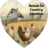 ROUND Digital Graphic Design RAISED ON COUNTRY SUNSHINE Sublimation PNG SVG Lake House Sign Farmhouse Country Home Cabin KITCHEN Wall Art Decor Wreath Design Gift Crafters Delight HAPPY CRAFTING {{ JAMsCraftCloset }}