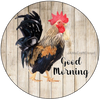 ROUND Digital Graphic Design GOOD MORNING 3 Sublimation PNG SVG Lake House Sign Farmhouse Country Home Cabin KITCHEN Wall Art Decor Wreath Design Charger Plates Gift Idea Crafters Delight HAPPY CRAFTING {{ JAMsCraftCloset }}
