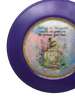 PLATE CHARGER PURPLE PLASTIC ROUND Decoupaged Hand Painted Upcycled Repurposed Wall Art NOTHING SMELLS BETTER THAN THE PERSON YOU LOVE Home Decor Wall Art Gift - JAMsCraftCloset