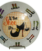 Round Glass Plate Reverse Decoupaged Halloween Holiday IF THE SHOE FITS Farmhouse Country Shelf Sitter Handmade Gift Idea  - JAMsCraftCloset