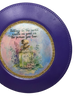 PLATE CHARGER PURPLE PLASTIC ROUND Decoupaged Hand Painted Upcycled Repurposed Wall Art NOTHING SMELLS BETTER THAN THE PERSON YOU LOVE Home Decor Wall Art Gift - JAMsCraftCloset
