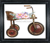 DIGITAL GRAPHIC DESIGN-Country-Floral-Vintage Tricycle 1 Pink Floral-Sublimation-Download-Digital Print-Clipart-PNG-SVG-JPEG-Crafters Delight-Digital Art- JAMsCraftCloset