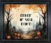 SQUARE Digital Graphic Design ENTER IF YOU DARE Sublimation PNG SVG Halloween Sign Farmhouse Country Home Cabin Wreath Design Gift Crafters Delight HAPPY CRAFTING - JAMsCraftCloset