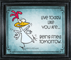 Digital Graphic Design LIVE TODAY LIKE YOU ARE BEING FRIED TOMORROW SVG-PNG-JPEG Download Positive Saying Love Crafters Delight {{ JAMsCraftCloset }}