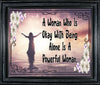 MUG Coffee Full Wrap Sublimation Funny Digital Graphic Design Download A WOMAN WHO IS OK WITH BEING ALONE SVG-PNG Crafters Delight {{ JAMsCraftCloset }}