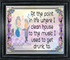 MUG Coffee Full Wrap Sublimation Digital Graphic Design Download CLEAN HOUSE TO MUSIC I USED TO GET DRUNK TO SVG-PNG Kitchen Home Decor Gift Crafters Delight {{ JAMsCraftCloset }}