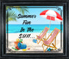 TUMBLER Full Wrap Sublimation Digital Graphic Design Download SUMMER FUN IN THE SUN SVG-PNG Kitchen Patio Porch Decor Gift Picnic Crafters Delight {{ JAMsCraftCloset }}