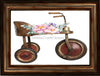 DIGITAL GRAPHIC DESIGN-Country-Floral-Vintage Tricycle 1 Pink Floral-Sublimation-Download-Digital Print-Clipart-PNG-SVG-JPEG-Crafters Delight-Digital Art- JAMsCraftCloset