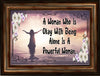 MUG Coffee Full Wrap Sublimation Funny Digital Graphic Design Download A WOMAN WHO IS OK WITH BEING ALONE SVG-PNG Crafters Delight {{ JAMsCraftCloset }}