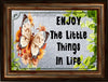 MUG Coffee Full Wrap Sublimation Digital Graphic Design Download ENJOY THE LITTLE THINGS IN LIFE SVG-PNG Kitchen Home Decor Gift Crafters Delight {{ JAMsCraftCloset }}