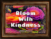 TUMBLER Full Wrap Sublimation Digital Graphic Design Vibrant Floral 3 Faith Design Download BLOOM WITH KINDNESS SVG-PNG Patio Porch Decor Gift Picnic Crafters Delight {{ JAMsCraftCloset }}