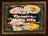 TUMBLER Full Wrap Sublimation Digital Graphic Design Vibrant Floral FROM BUNDLE 2 Faith Design Download FRIENDS LIKE FLOWERS SVG-PNG Patio Porch Decor Gift Picnic Crafters Delight {{ JAMsCraftCloset }}