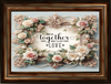 SQUARE Digital Graphic Design TOGETHER THEY BUILT A LIFE THE LOVE Sublimation Decoupage PNG SVG Lake House Sign Farmhouse Country Home Cabin LOVE Wall Art Decor Wreath Design Gift Crafters Delight - JAMsCraftCloset