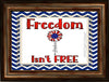 TUMBLER Full Wrap Sublimation Digital Graphic Design PATRIOTIC DESIGNS FROM BUNDLE 2 Download FREEDOM ISNT FREE SVG-PNG Patio Porch Decor Gift Picnic Crafters Delight {{ JAMsCraftCloset }}