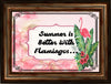TUMBLER Full Wrap Sublimation Digital Graphic Design Download SUMMER IS BETTER WITH FLAMINGOS SVG-PNG Kitchen Patio Porch Decor Gift Picnic Crafters Delight {{ JAMsCraftCloset }}