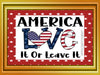 TUMBLER Full Wrap Sublimation Digital Graphic Design PATRIOTIC DESIGNS FROM BUNDLE 4 Download AMERICA LOVE IT OR LEAVE IT SVG-PNG Patio Porch Decor Gift Picnic Crafters Delight {{ JAMsCraftCloset }}