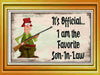 MUG Coffee Full Wrap Sublimation Funny Digital Graphic Design Download I AM THE FAVORITE SON-IN-LAW SVG-PNG Crafters Delight {{ JAMsCraftCloset }}