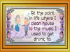 MUG Coffee Full Wrap Sublimation Digital Graphic Design Download CLEAN HOUSE TO MUSIC I USED TO GET DRUNK TO SVG-PNG Kitchen Home Decor Gift Crafters Delight {{ JAMsCraftCloset }}