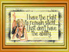MUG Coffee Full Wrap Sublimation Funny Digital Graphic Design Download I HAVE THE RIGHT TO REMAIN SILENT SVG-PNG Crafters Delight {{ JAMsCraftCloset }}