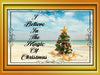 TUMBLER Full Wrap Sublimation Digital Graphic Design Download I BELIEVE IN THE MAGIC OF CHRISTMAS SVG-PNG Kitchen Christmas Design Patio Porch Decor Gift Crafters Delight {{ JAMsCraftCloset }}