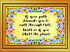TUMBLER Full Wrap Sublimation Digital Graphic Design Download IF YOUR PATH DEMANDS YOU TO WALK THROUGH HELL SVG-PNG Faith Kitchen Patio Porch Decor Gift Picnic Crafters Delight {{ JAMsCraftCloset }}