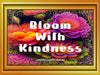 TUMBLER Full Wrap Sublimation Digital Graphic Design Vibrant Floral 3 Faith Design Download BLOOM WITH KINDNESS SVG-PNG Patio Porch Decor Gift Picnic Crafters Delight {{ JAMsCraftCloset }}