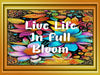 TUMBLER Full Wrap Sublimation Digital Graphic Design Vibrant Floral 2 Faith Design Download LIVE LIFE IN FULL BLOOM SVG-PNG Patio Porch Decor Gift Picnic Crafters Delight {{ JAMsCraftCloset }}