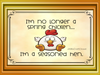 Digital Graphic Design I AM NO LONGER A SPRING CHICKEN SVG-PNG-JPEG Download Positive Saying Love Crafters Delight {{ JAMsCraftCloset }}