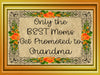 TUMBLER Full Wrap Sublimation Digital Graphic Design MOM and GRANDMA DESIGNS FROM BUNDLE 1 Download BEST MOMS PROMOTED TO GRANDMA SVG-PNG Home Decor Gift Mothers Day Crafters Delight {{ JAMsCraftCloset }}