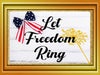 TUMBLER Full Wrap Sublimation Digital Graphic Design PATRIOTIC DESIGNS FROM BUNDLE 1 Download LET FREEDOM RING SVG-PNG Patio Porch Decor Gift Picnic Crafters Delight {{ JAMsCraftCloset }}