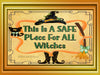 TUMBLER Full Wrap Sublimation Digital Graphic Design Download THIS IS A SAFE PLACE FOR ALL WITCHES SVG-PNG Faith Kitchen Patio Porch Decor Gift HALLOWEEN Crafters Delight {{ JAMsCraftCloset }}