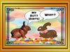 TUMBLER Full Wrap Sublimation Digital Graphic Design EASTER DESIGNS FROM BUNDLE 1 Download MY BUTT HURTS SVG-PNG Patio Porch Decor Gift Picnic Crafters Delight {{ JAMsCraftCloset }}