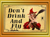 TUMBLER Full Wrap Sublimation Digital Graphic Design Download DON'T DRINK AND FLY SVG-PNG Faith Kitchen Patio Porch Decor Gift HALLOWEEN Crafters Delight {{ JAMsCraftCloset }}