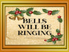 TUMBLER Full Wrap Sublimation Digital Graphic Design Download BELLS WILL BE RINGING SVG-PNG Kitchen Christmas Design Patio Porch Decor Gift Crafters Delight {{ JAMsCraftCloset }}