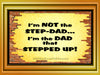 TUMBLER Full Wrap Sublimation Digital Graphic Design FROM BUNDLE 2 FUNNY Design Download I AM NOT THE STEPDAD SVG-PNG Patio Porch Home Decor Gift Crafters Delight {{ JAMsCraftCloset }}