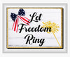 TUMBLER Full Wrap Sublimation Digital Graphic Design PATRIOTIC DESIGNS FROM BUNDLE 1 Download LET FREEDOM RING SVG-PNG Patio Porch Decor Gift Picnic Crafters Delight {{ JAMsCraftCloset }}