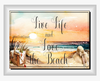 MUG Coffee Full Wrap Sublimation Funny Digital Graphic Design Download LIVE LIFE AND LOVE THE BEACH SVG-PNG Crafters Delight {{ JAMsCraftCloset }}