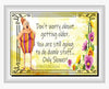 MUG Coffee Full Wrap Sublimation Funny Digital Graphic Design Download DON'T WORRY ABOUT GETTING OLDER SVG-PNG Crafters Delight {{ JAMsCraftCloset }}