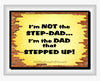 TUMBLER Full Wrap Sublimation Digital Graphic Design FROM BUNDLE 2 FUNNY Design Download I AM NOT THE STEPDAD SVG-PNG Patio Porch Home Decor Gift Crafters Delight {{ JAMsCraftCloset }}