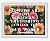 TUMBLER Full Wrap Sublimation Digital Graphic Design Vibrant Floral FROM BUNDLE 2 Faith Design Download FLOWERS ARE LIKE FRIENDS SVG-PNG Patio Porch Decor Gift Picnic Crafters Delight {{ JAMsCraftCloset }}