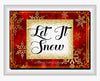 TUMBLER Full Wrap Sublimation Digital Graphic Design Download LET IT SNOW SVG-PNG Kitchen Christmas Design Patio Porch Decor Gift Crafters Delight {{ JAMsCraftCloset }}