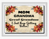 TUMBLER Full Wrap Sublimation Digital Graphic Design MOM and GRANDMA DESIGNS FROM BUNDLE 2 Download MOM - GRANDMA - GREAT GRANDMA SVG-PNG Home Decor Gift Mothers Day Crafters Delight {{ JAMsCraftCloset }}